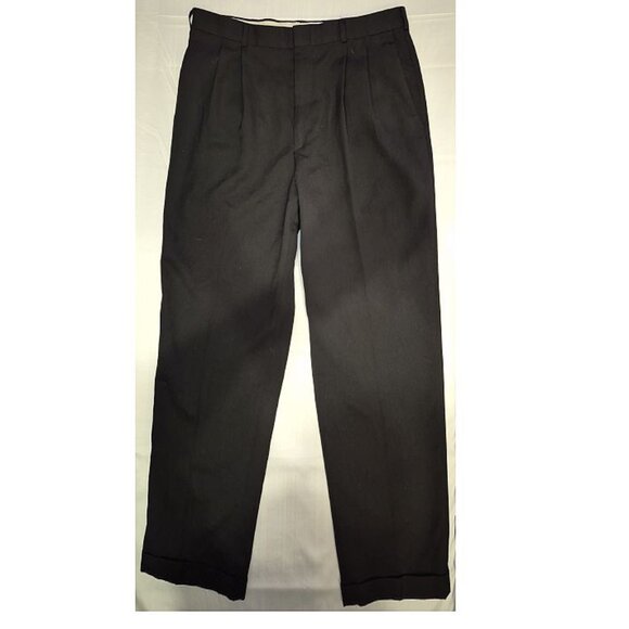 Slates by Dockers Black dress slacks. Pleated front. size 36/30 - Picture 6 of 15
